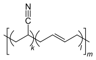 Struktur von Acrylnitril-Butadien-Kautschuk